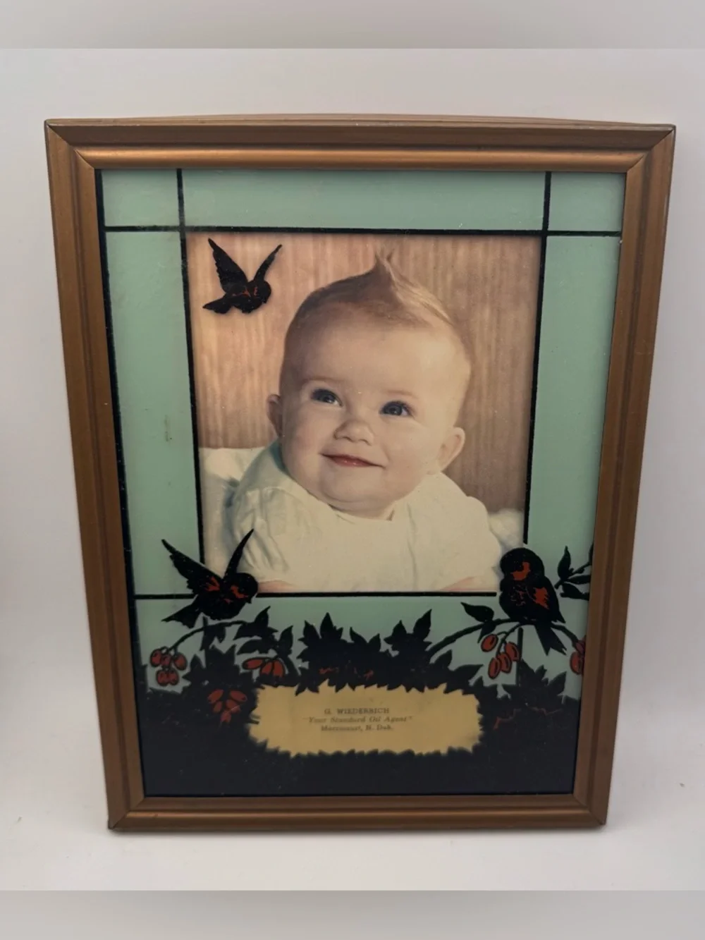 1951 Vintage Advertising Nursery Window Silhouette Calendar North Dakota - Picture 2 of 8